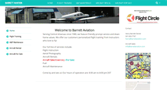 Desktop Screenshot of barrettaviation.com